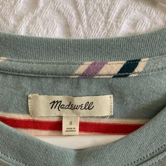 Madewell Tee Dress in Alchester Stripe - Picture 6 of 7